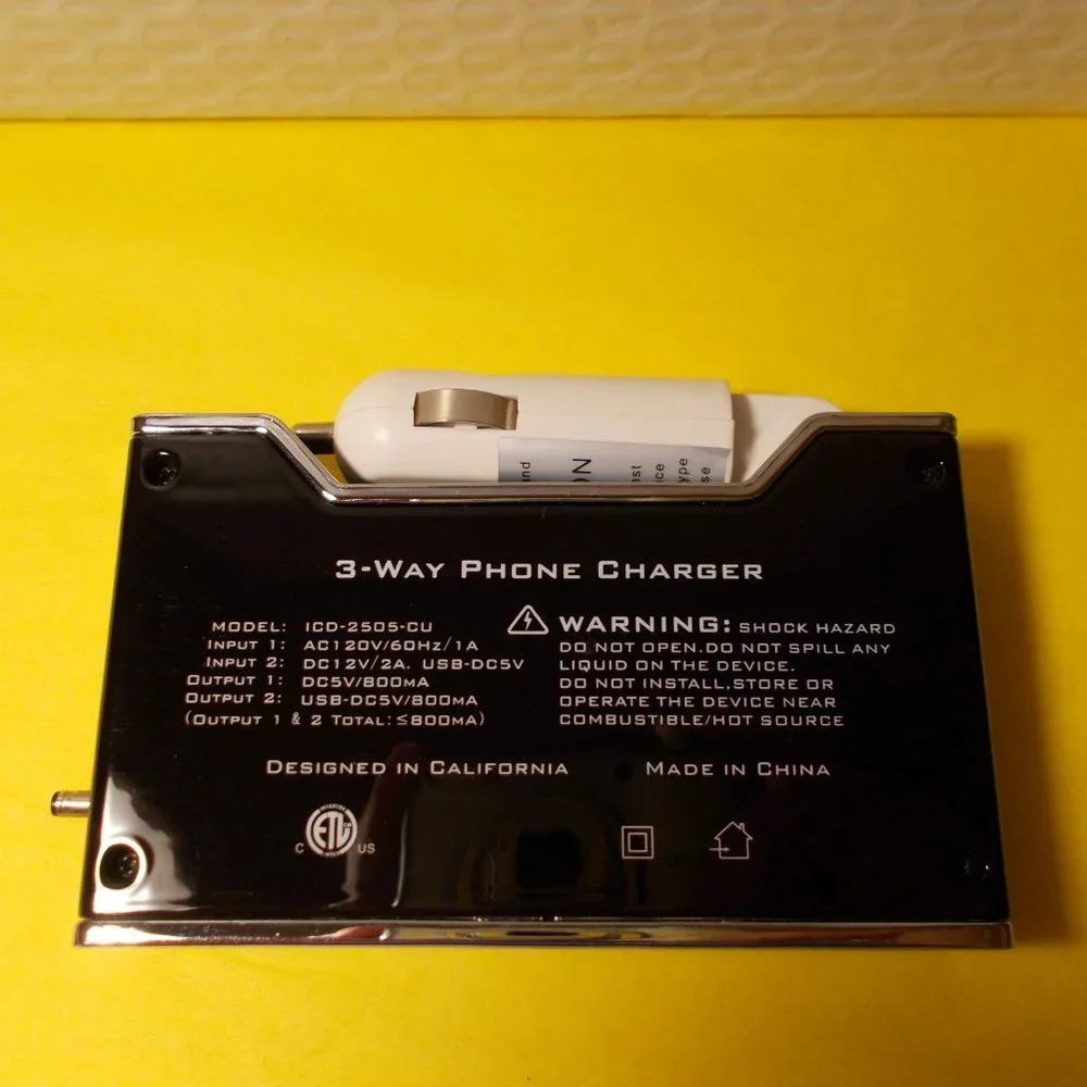 VINTAGE i-Charge 3 Way Phone Charger